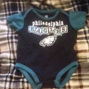NFL Green and Black Bodysuit with Philadelphia Eagles Logo